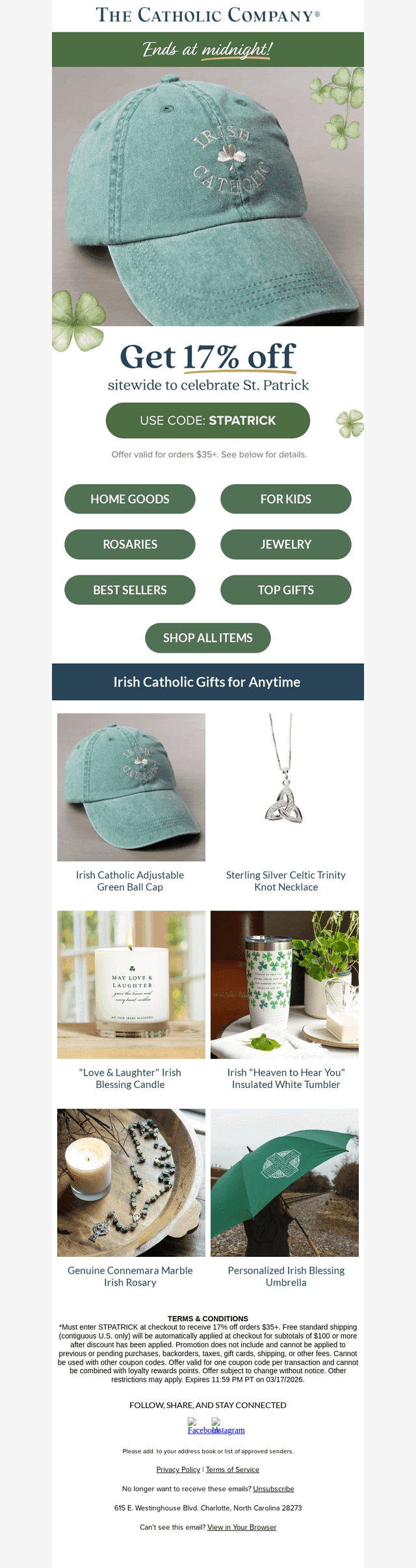 The Catholic Company email from Tue, Mar 17, 2026