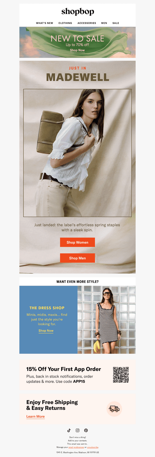 Just in: Madewell's sleek staples