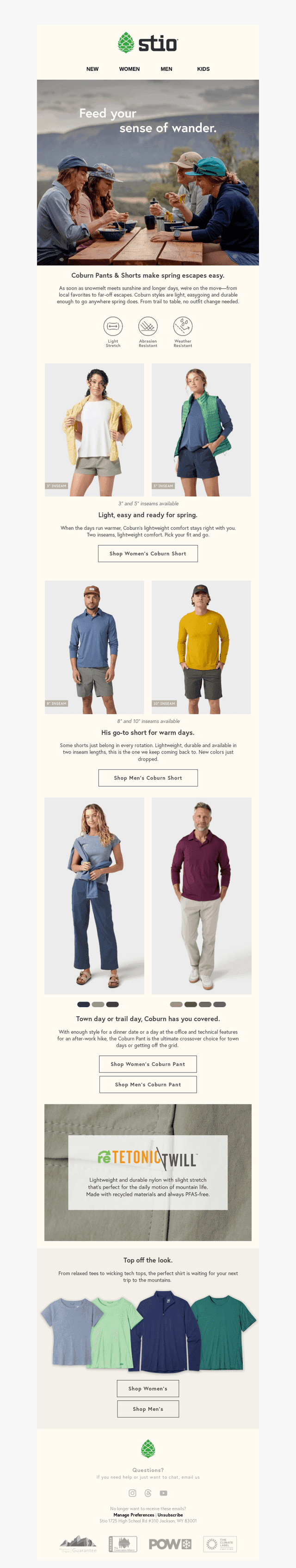 Technical Styles, Capable Comfort