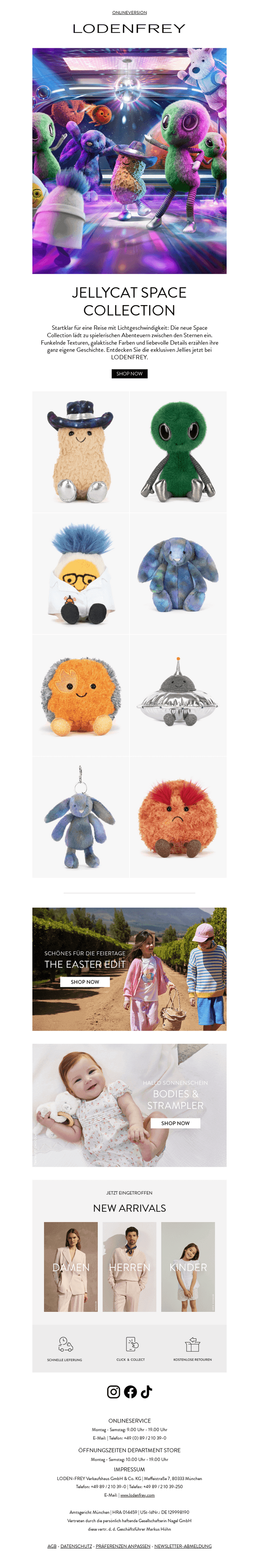 Space Collection: Jellycat