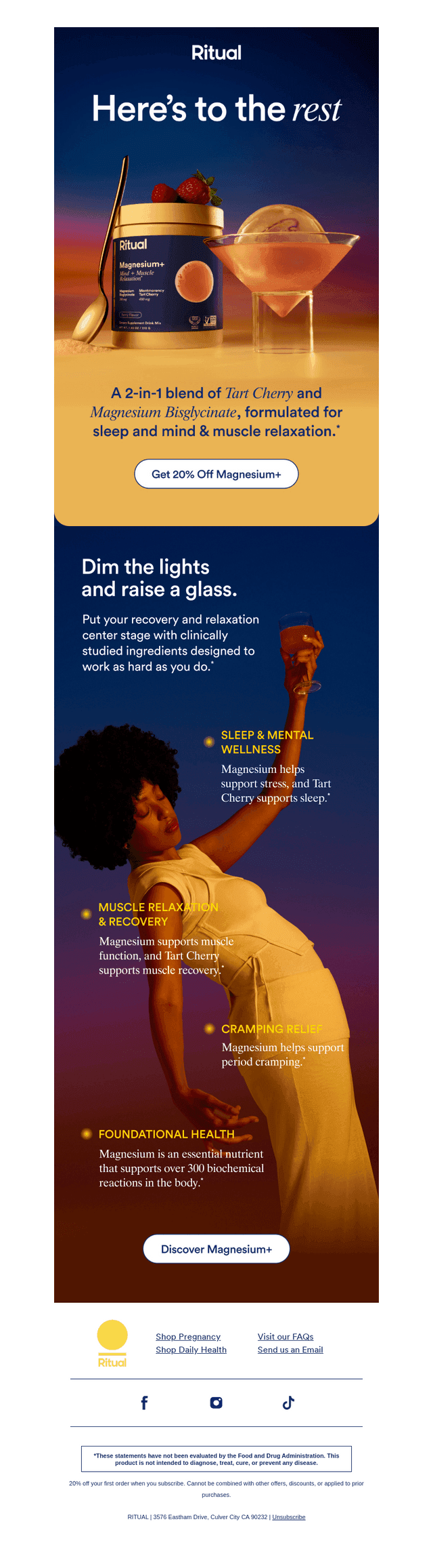 Magnesium+: Your relaxation Ritual*