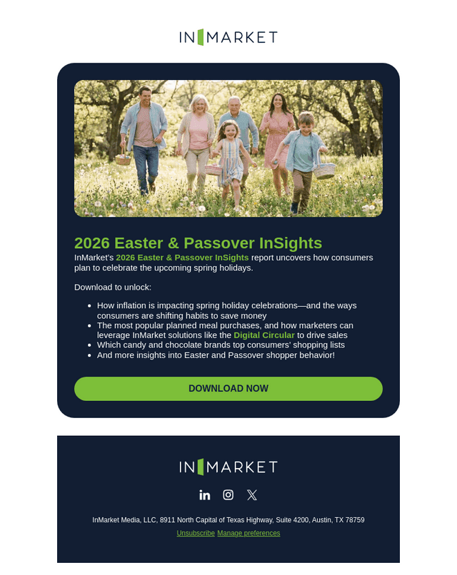 InMarket email from Wed, Mar 18, 2026