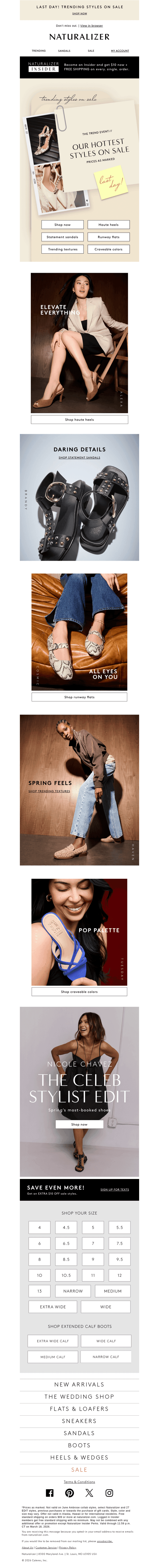 The March Trend Event ends tonight!