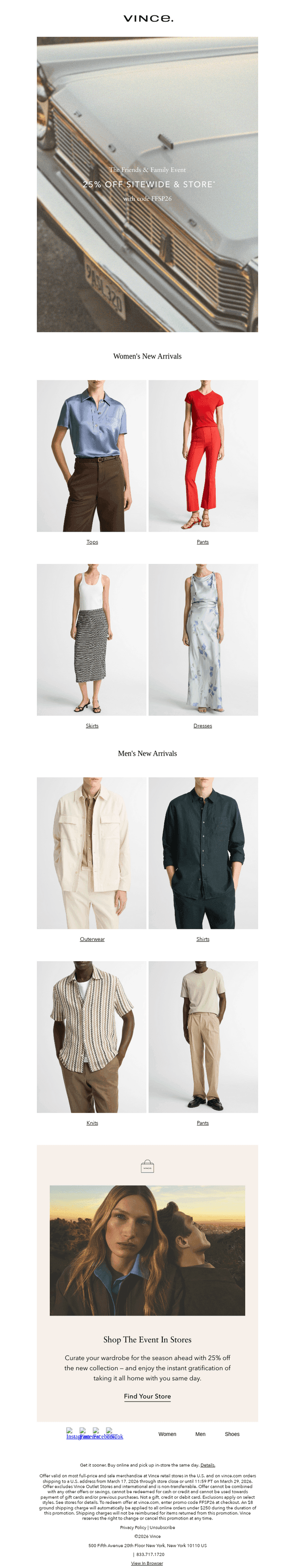 Enjoy 25% Off The New Collection