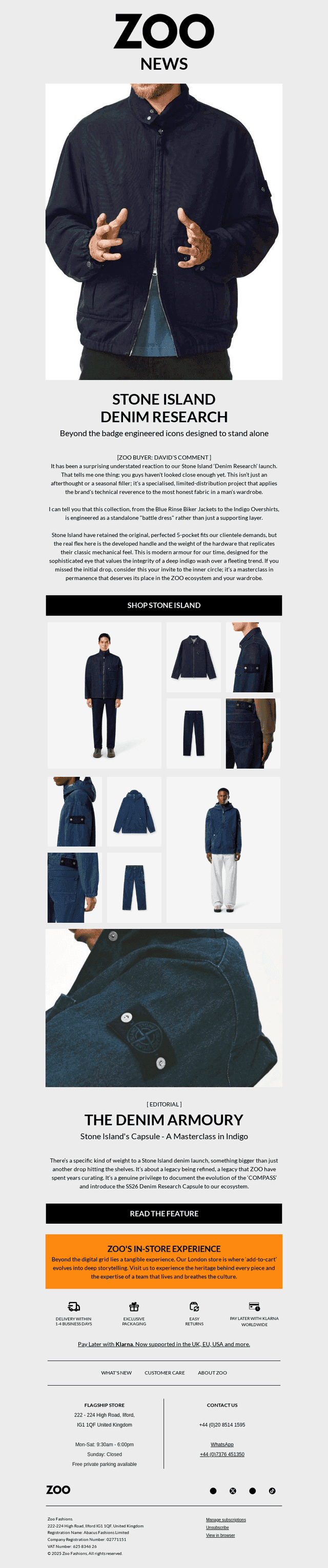 Stone Island Denim Research