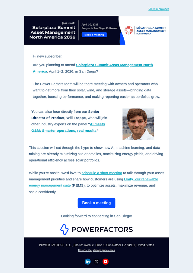 Power Factors email from Thu, Mar 19, 2026