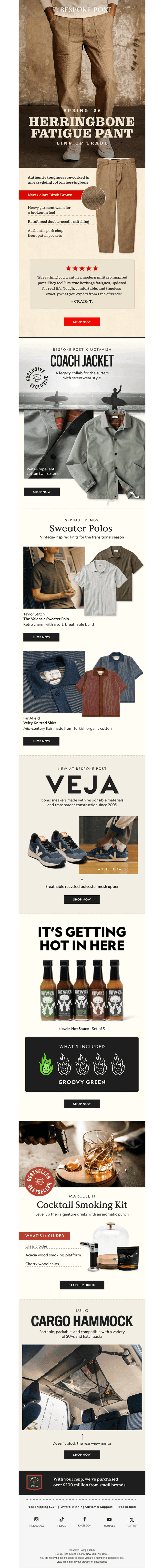 “Tough, comfortable, and timeless.”
