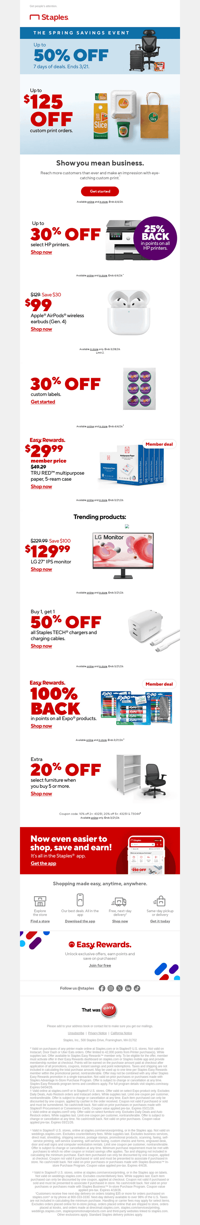 Make a splash 💦 with marketing must-haves.