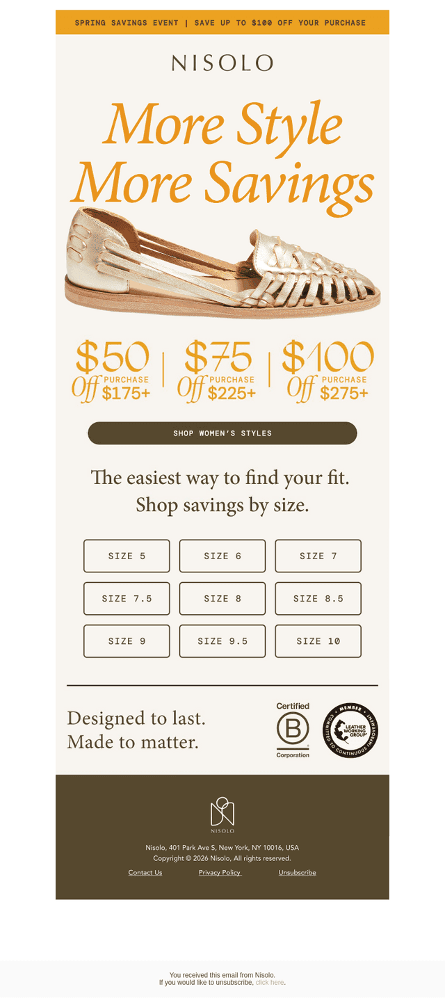 The Spring Savings Event Is Here