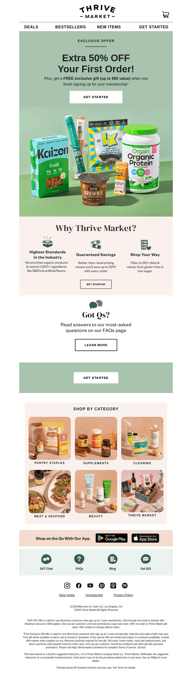 Thrive Market email from Thu, Mar 19, 2026