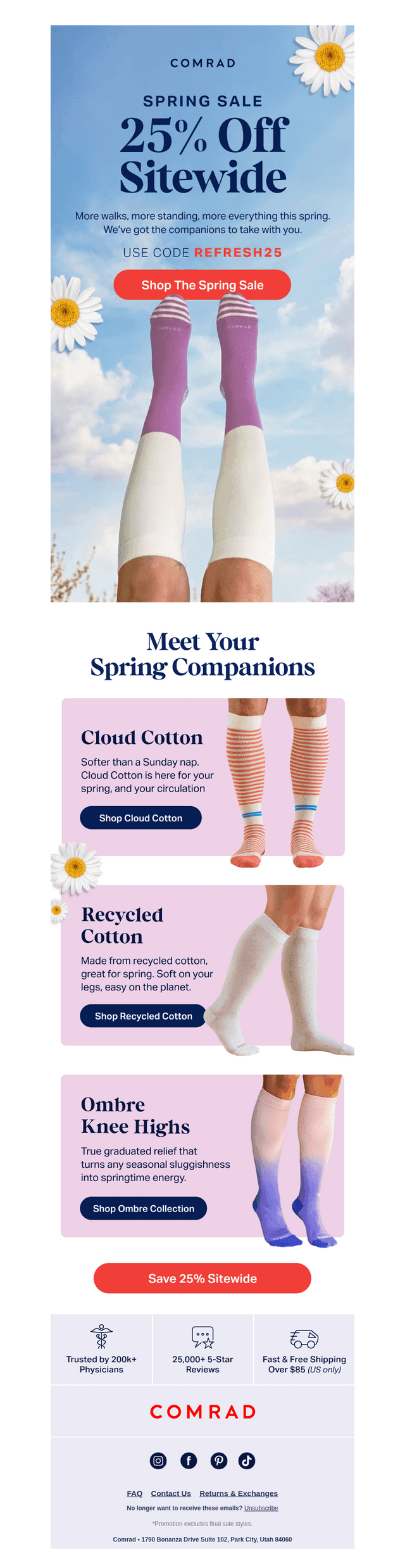25% off 🌷🌼 The Spring Sale is here!