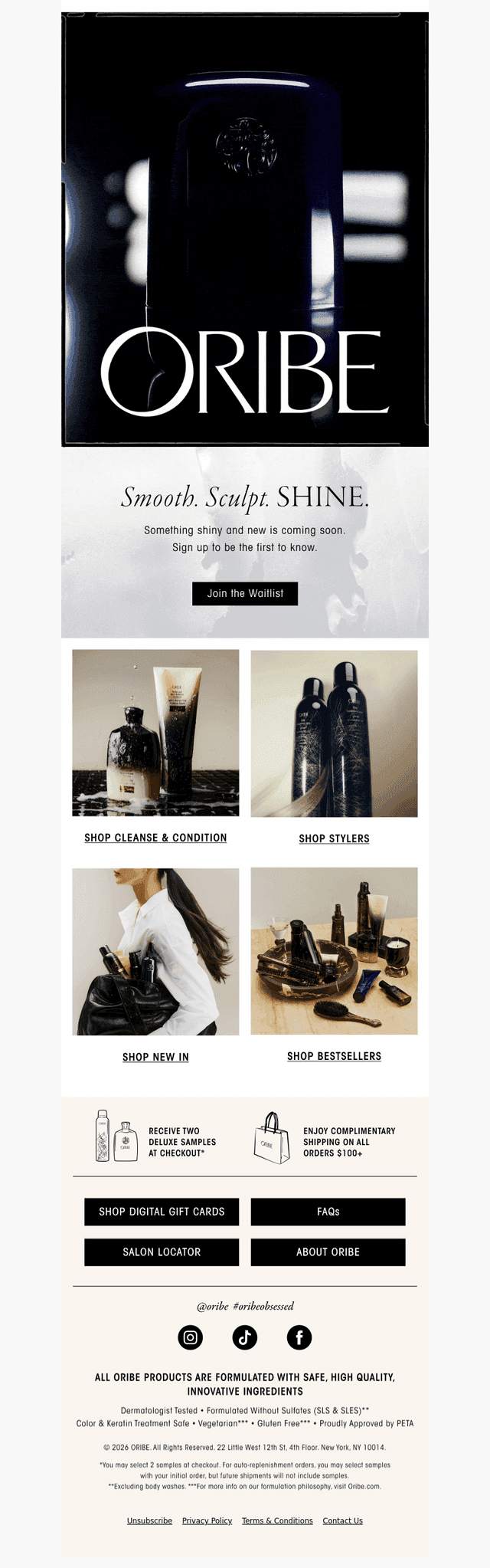 Oribe email from Thu, Mar 19, 2026