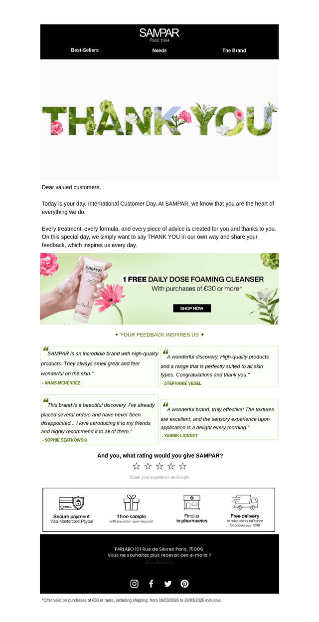 SAMPAR Paris email from Thu, Mar 19, 2026