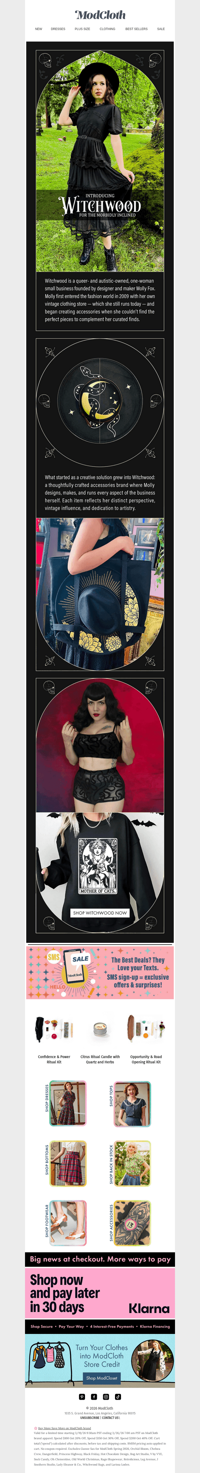 New Brand Alert: Witchwood 🌙