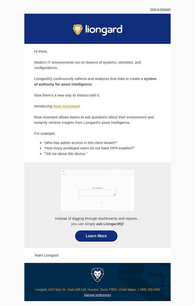 What if you could just ask your systems a question?