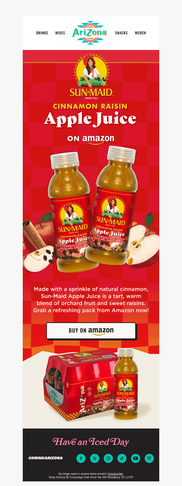 Arizona Iced Tea email from Thu, Mar 19, 2026