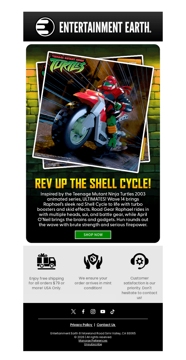 Cowabunga! New Super7 TMNT 🐢🏍️
