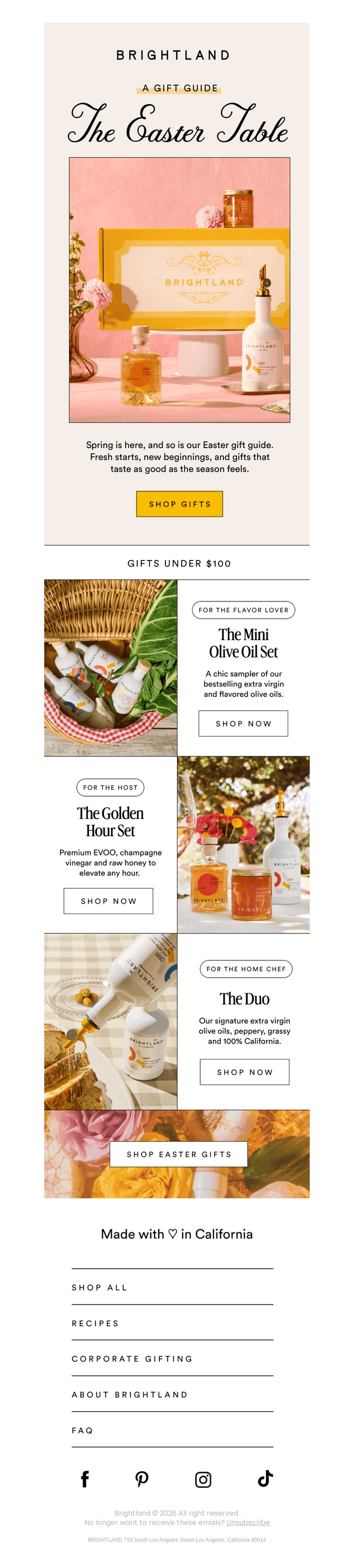 A Brightland Guide to Easter Gifts