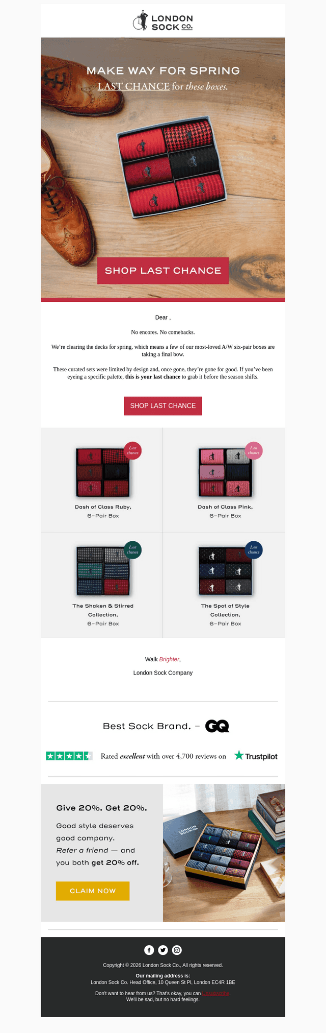 Last chance for these boxes