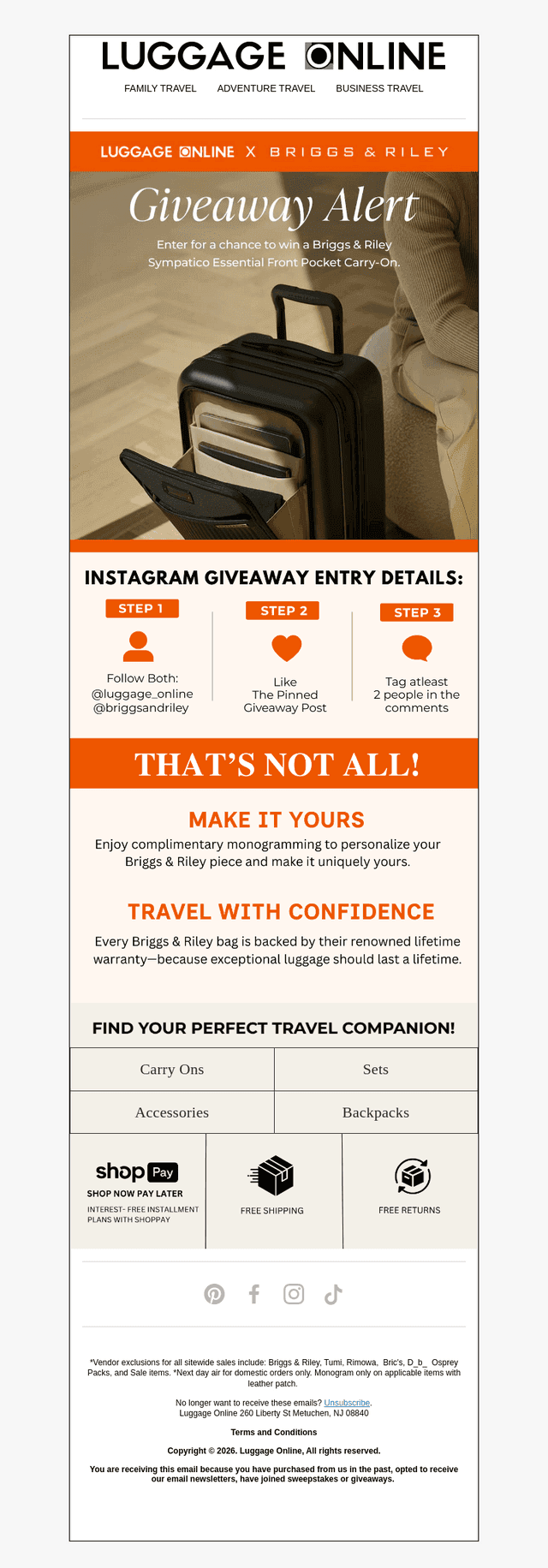 ENTER WHILE YOU STILL CAN!