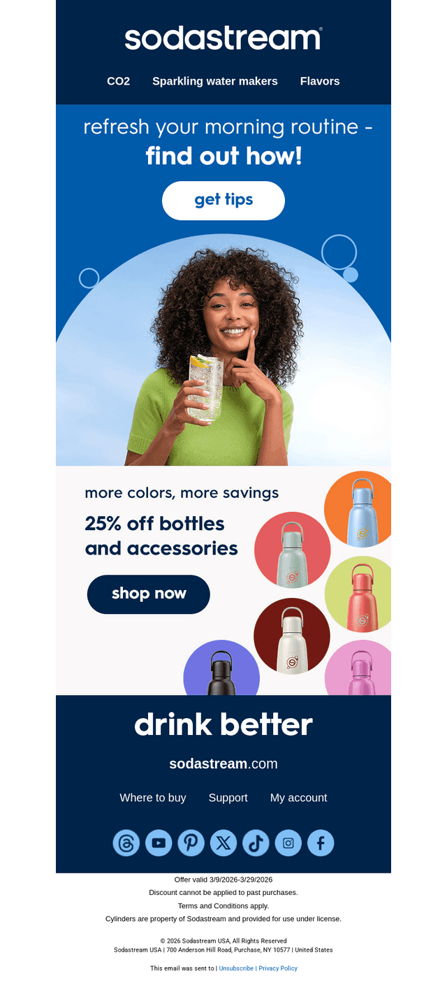 Refresh you morning routine with Sodastream