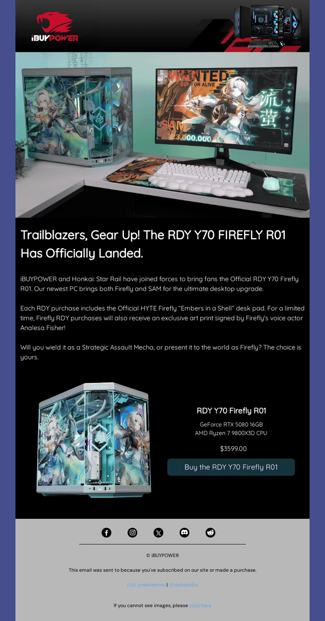 iBUYPOWER email from Fri, Mar 20, 2026
