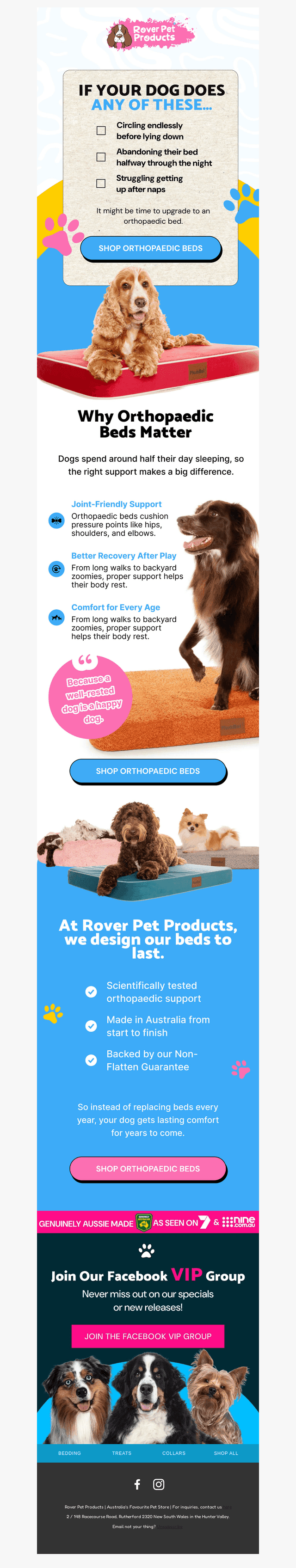 Does your dog need a better bed? 👀