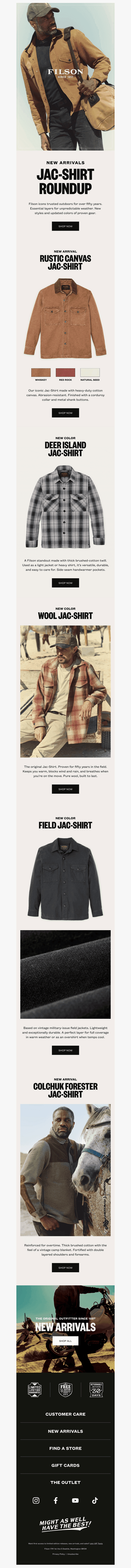 Jac-Shirts: New Styles & Colors