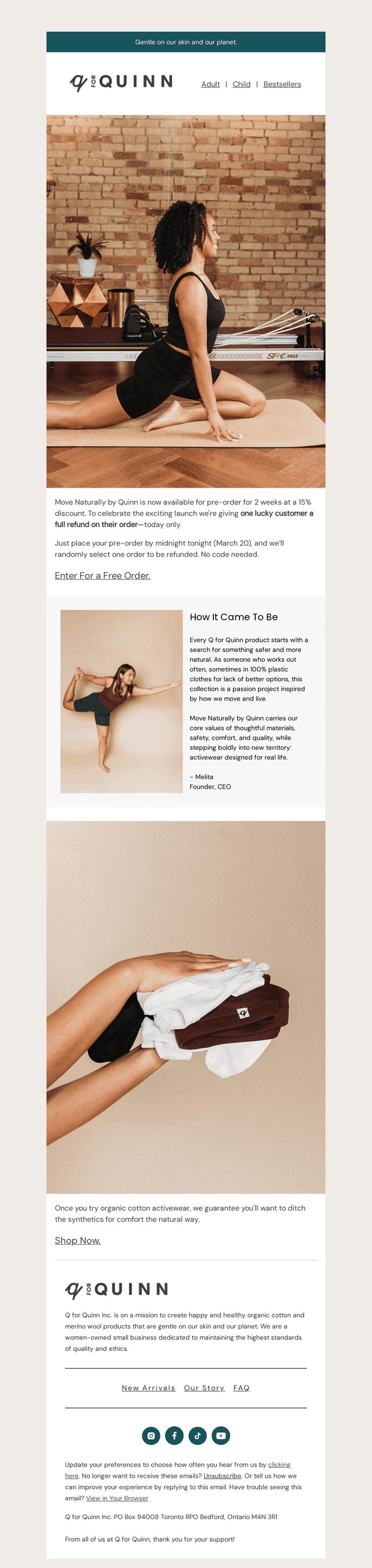 Introducing: Move Naturally By Quinn