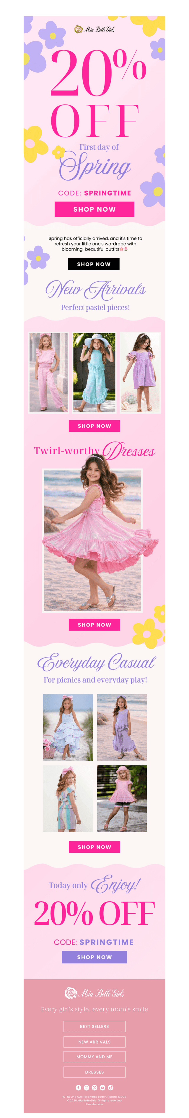 Today only! 20% OFF🌷️💛