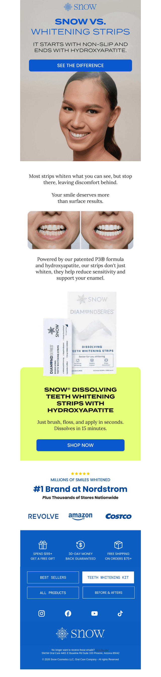 If you're still using generic whitening strips...
