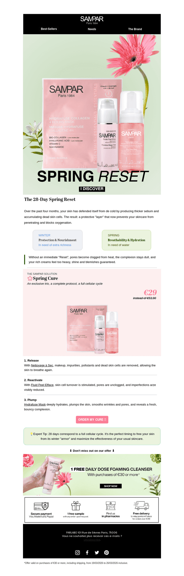 🌸 Your Spring Treatment for only €29