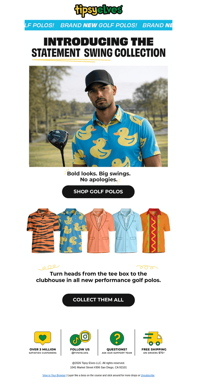 finally a golf polo that isn’t boring ⛳