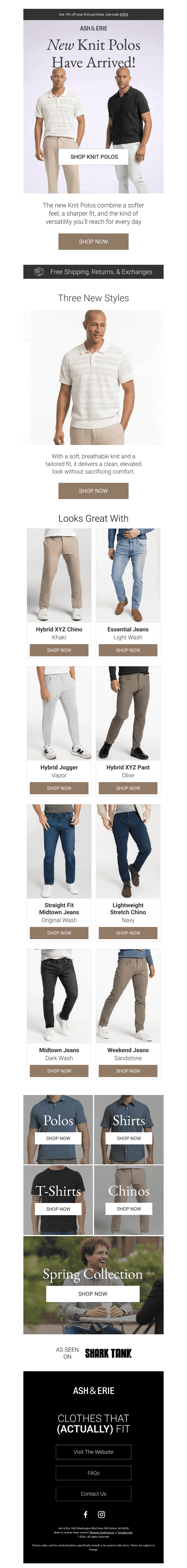 Meet the NEW Knit Polos
