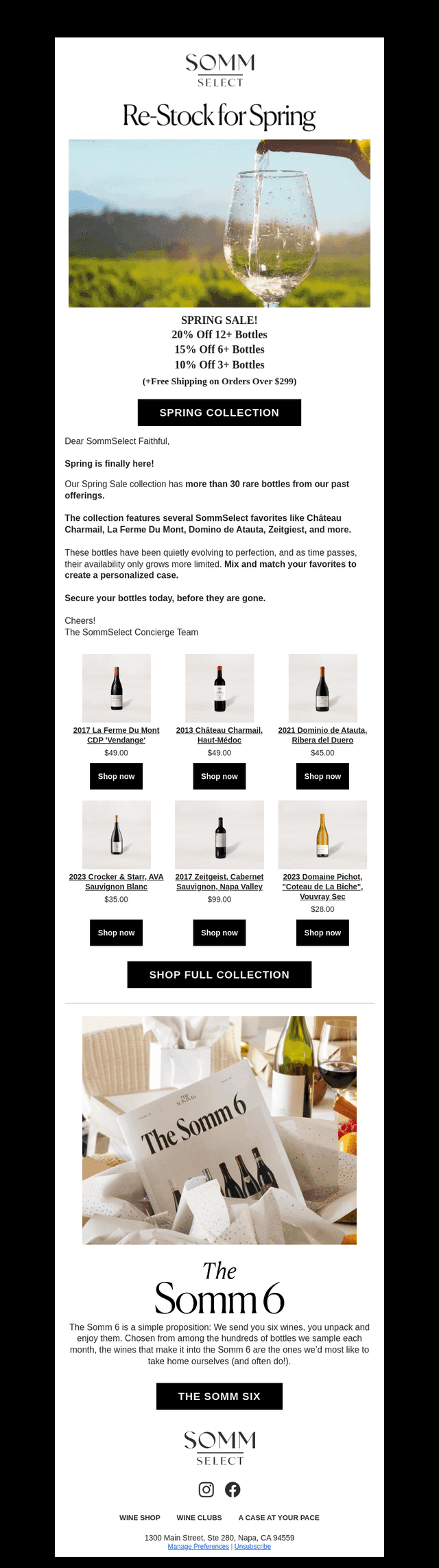 SommSelect email from Sat, Mar 21, 2026