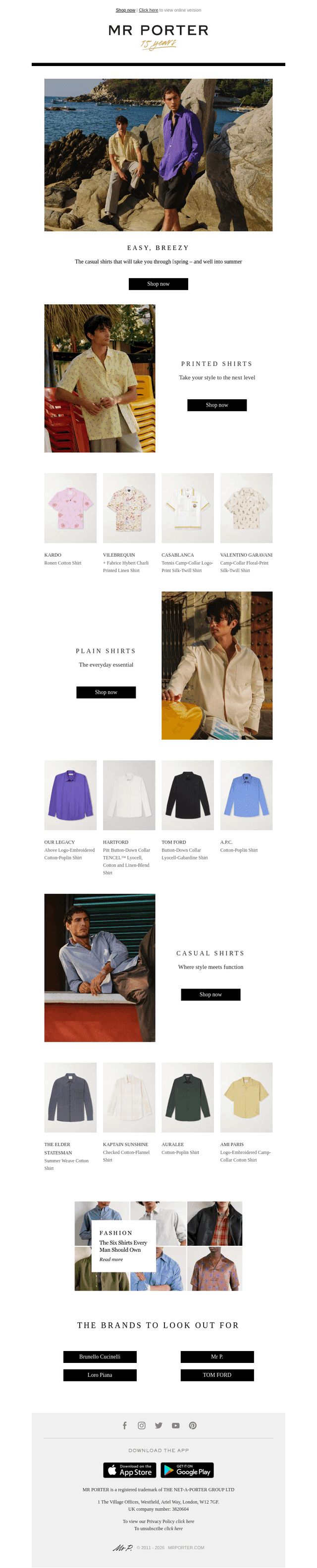 Spring’s best shirts