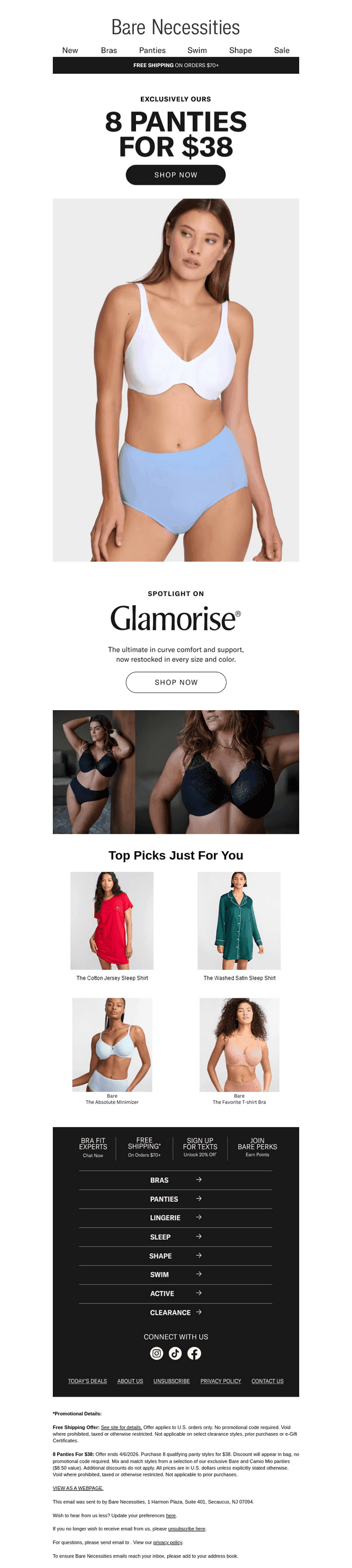 Awesome! You're Getting 8 Panties For $38