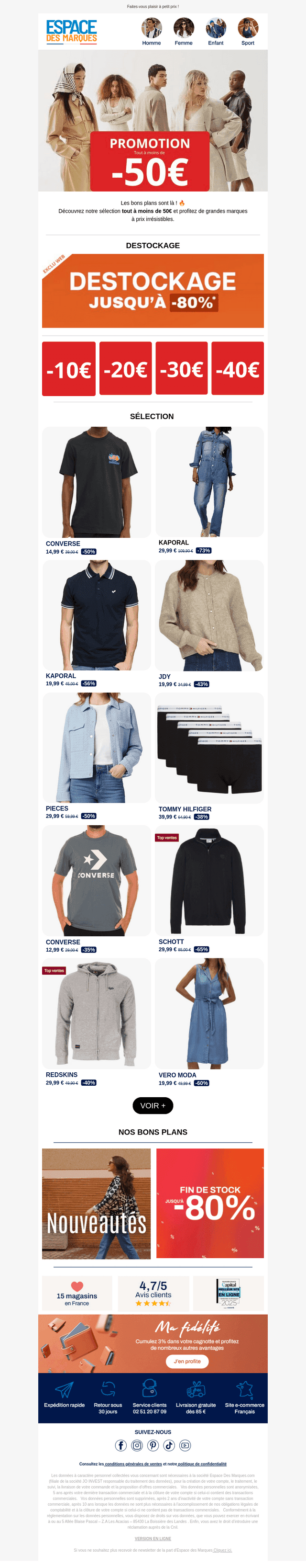 🚨 ALERTE : tout à moins de 50€ ! 🤩