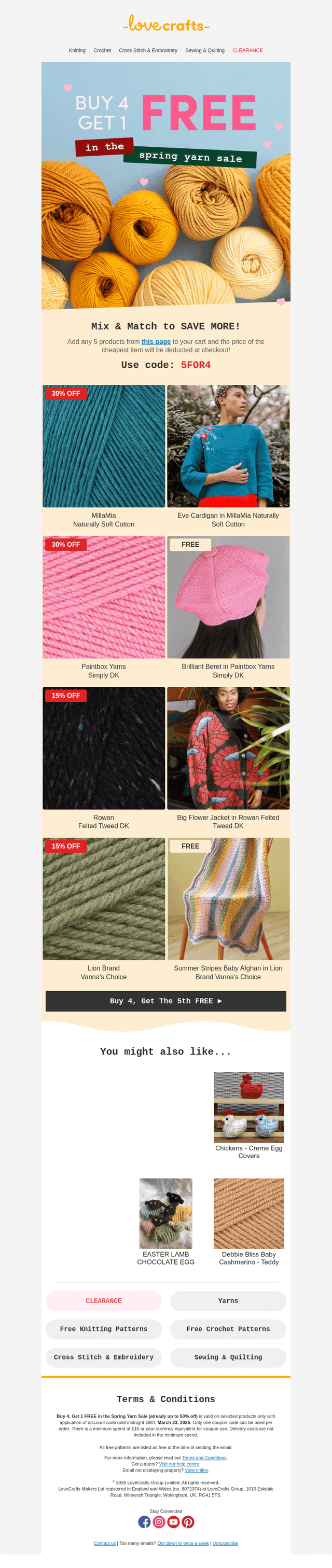 Spring Yarn CRAZE❗️Buy more, get more FREE