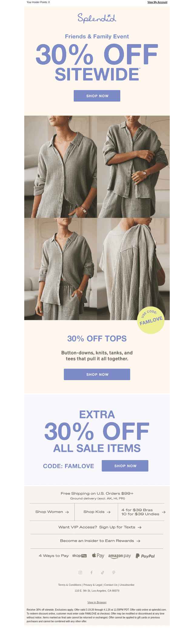 30% OFF Tops You Always Reach For
