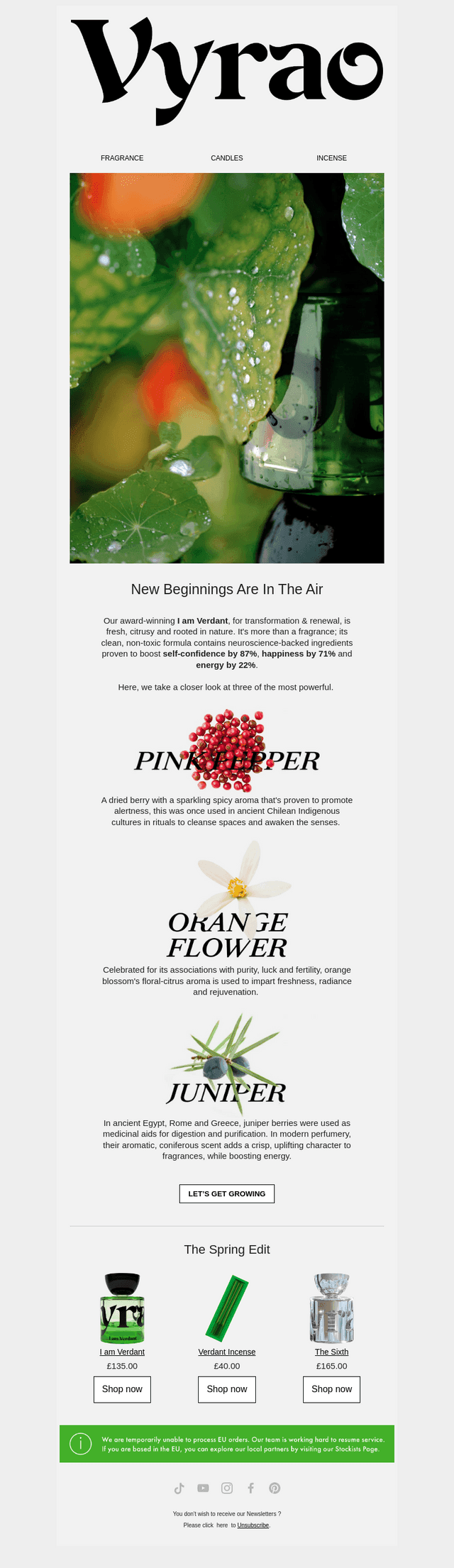 Vyrao email from Sun, Mar 22, 2026