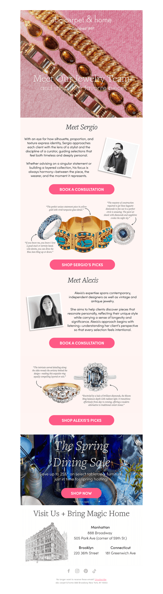 Meet Our Jewelry Team!