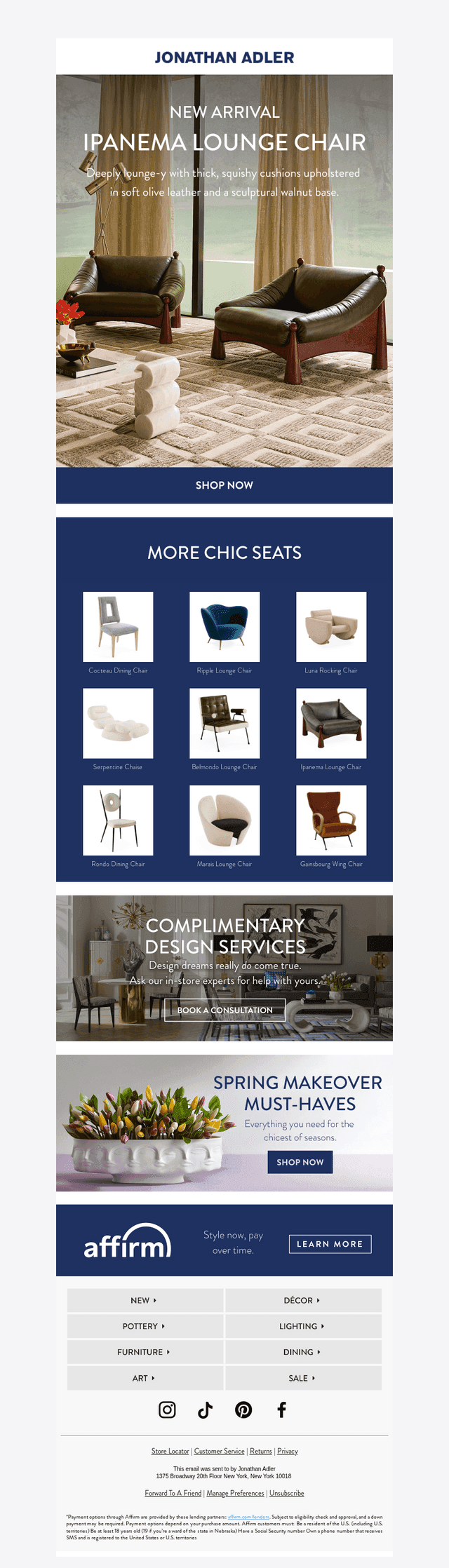 NEW ARRIVAL: Ipanema Lounge Chair