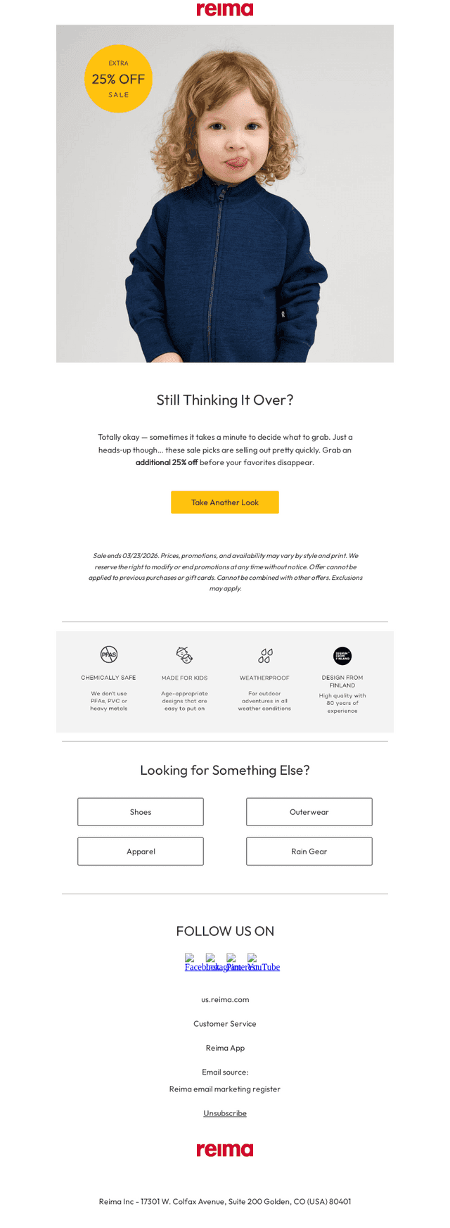 Psst... Still Thinking About the Sale?