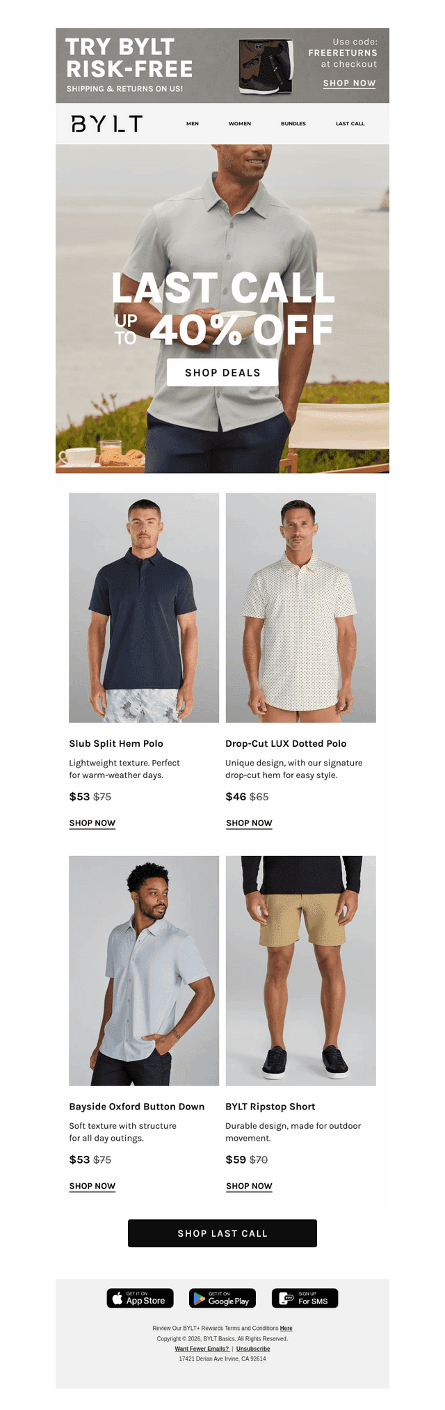 Last Call: Spring Styles Up to 40% Off