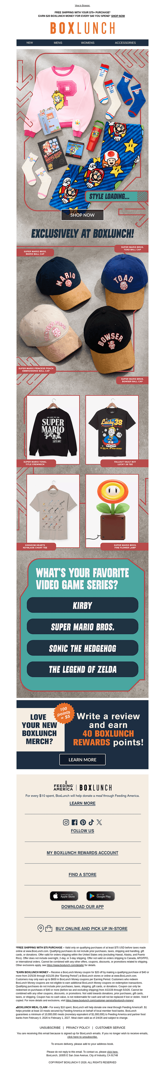 Merch on. Game on.