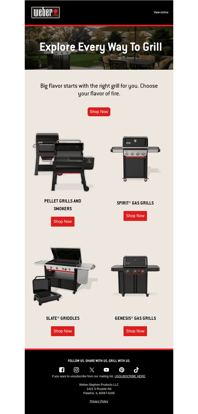 Find the Grill That Fits Your Style