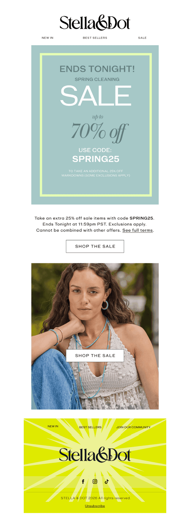 Up To 70% Off Ends Tonight