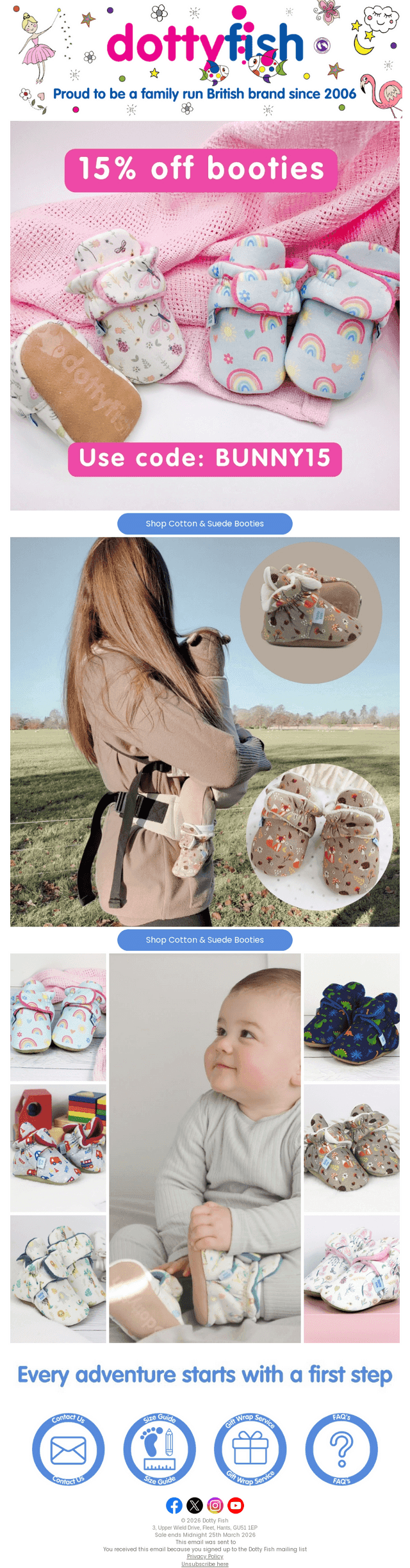 Easter Holiday Sale, Booties 15% off