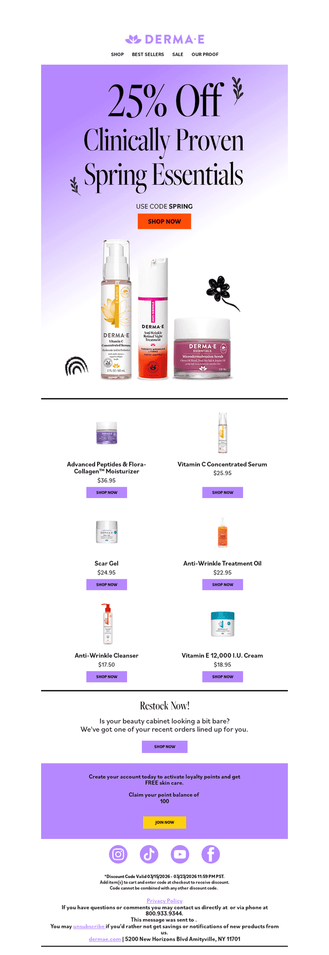 🌸 Final Days: 25% Off Spring Essentials – Use Code SPRING